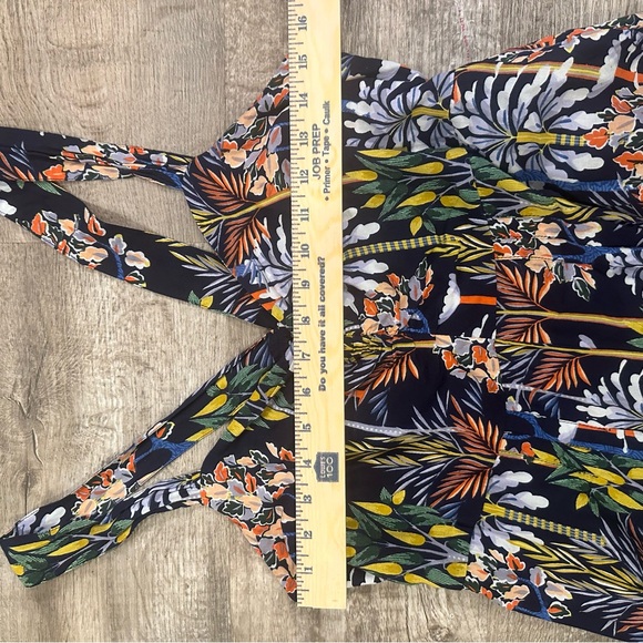 Anthropologie Medium‎ LaLa Sleep Jumpsuit in  Tropical Floral Print - Picture 2 of 6